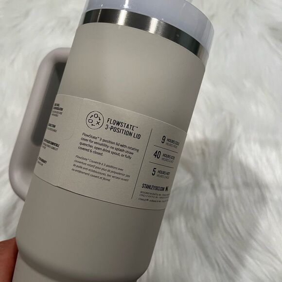 NWT Stanley Adventure Quencher H2.0 FlowState Tumbler Soft Matte 40 Oz. Dune - Picture 4 of 8